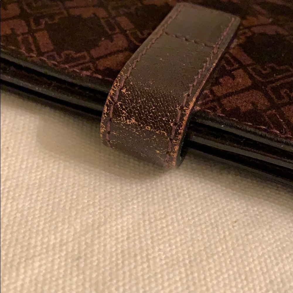 Vintage Salvatore Ferragamo Brown Logo Suede Bag - Picture 9 of 16